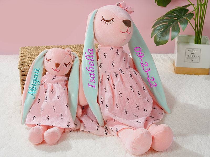 Personalised Embroidered Easter Bunny Toy