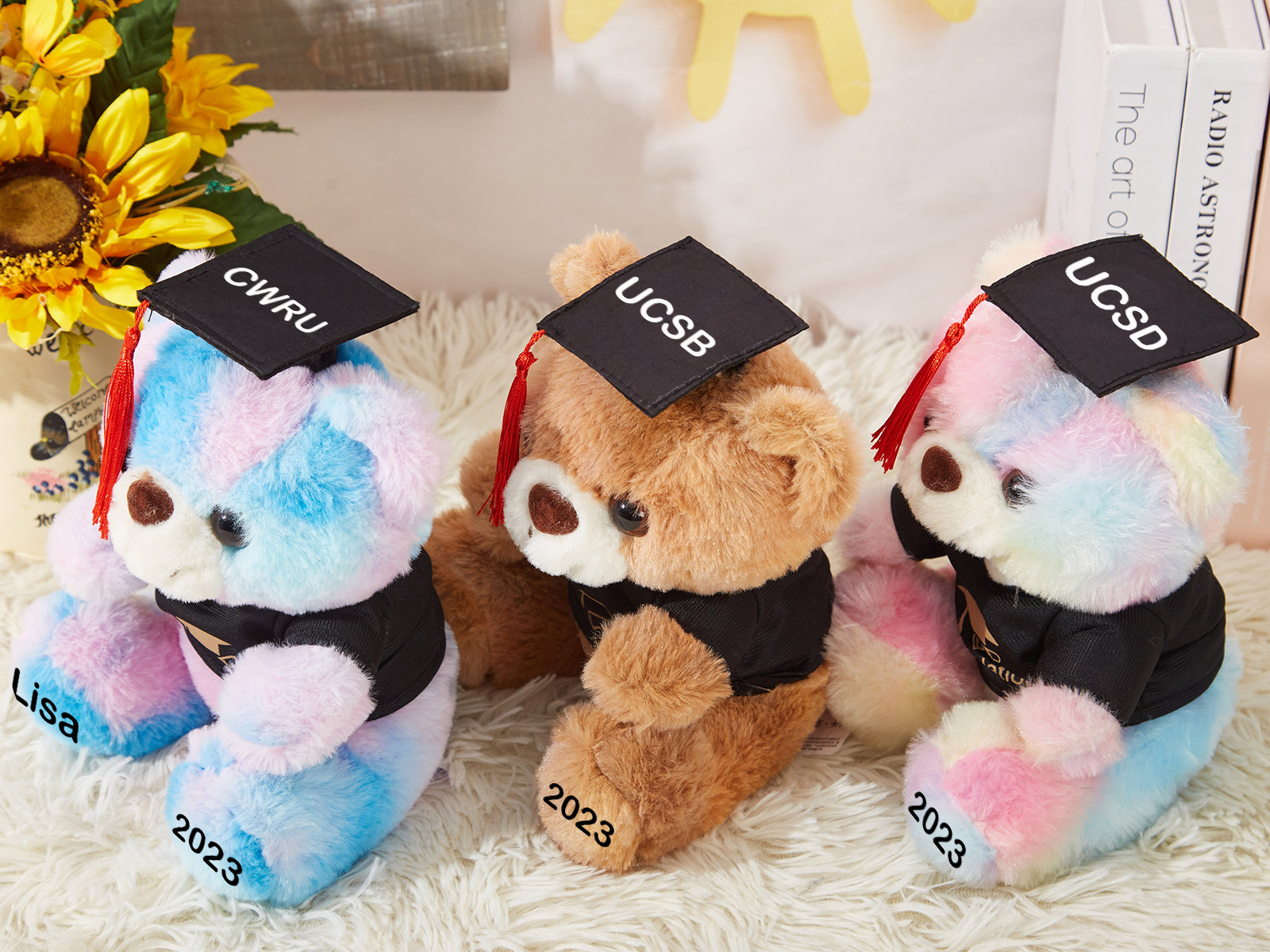 Personalized Keepsake Plush Graduation Bear Gift 