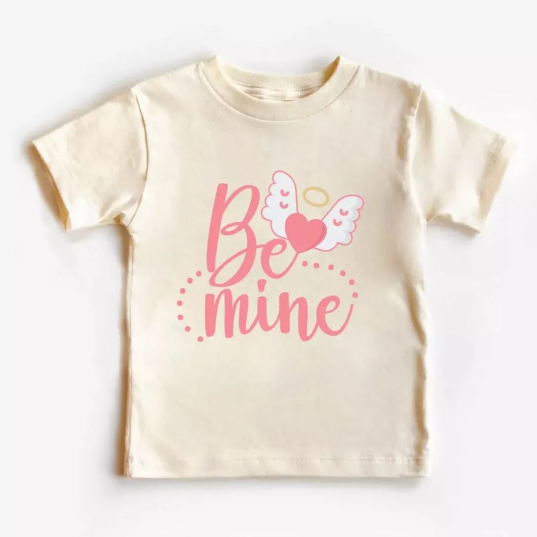 Love Angel Be Mine Valentine Kids Shirt