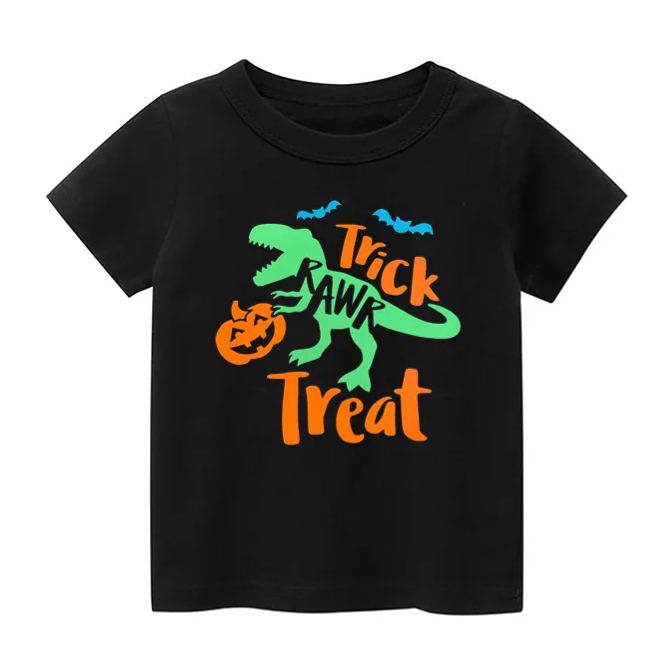Trick Rawr Treat Dinosaur Halloween T-shirt