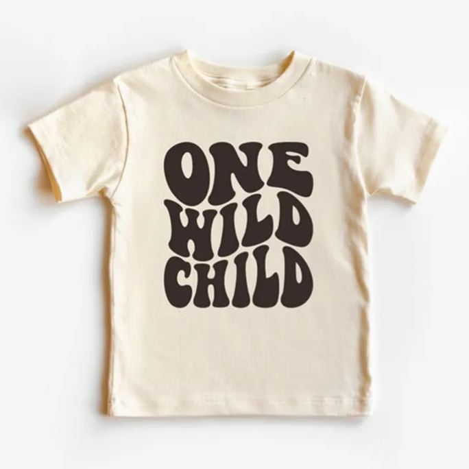 One Wild Child  Back To School Shirt