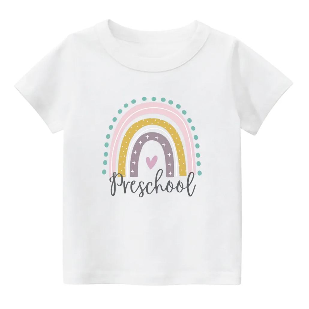 Rainbow Preschool Color Shirt