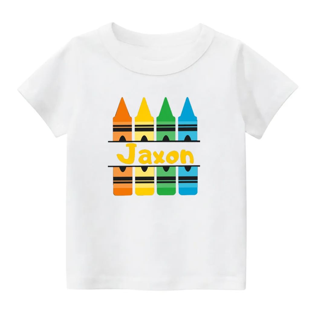 Personalized Kids Back to School Shirt Personalized