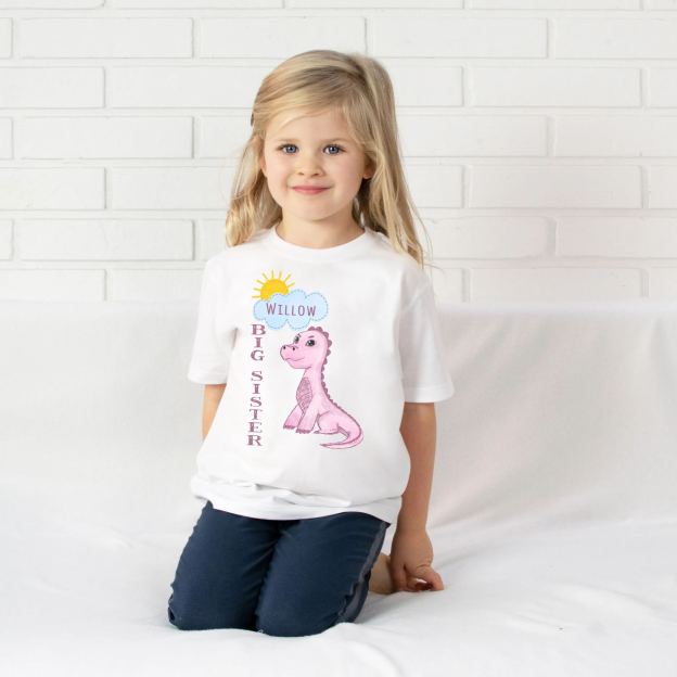 Little Sister Big Brother Siblings Family Matching Shirt