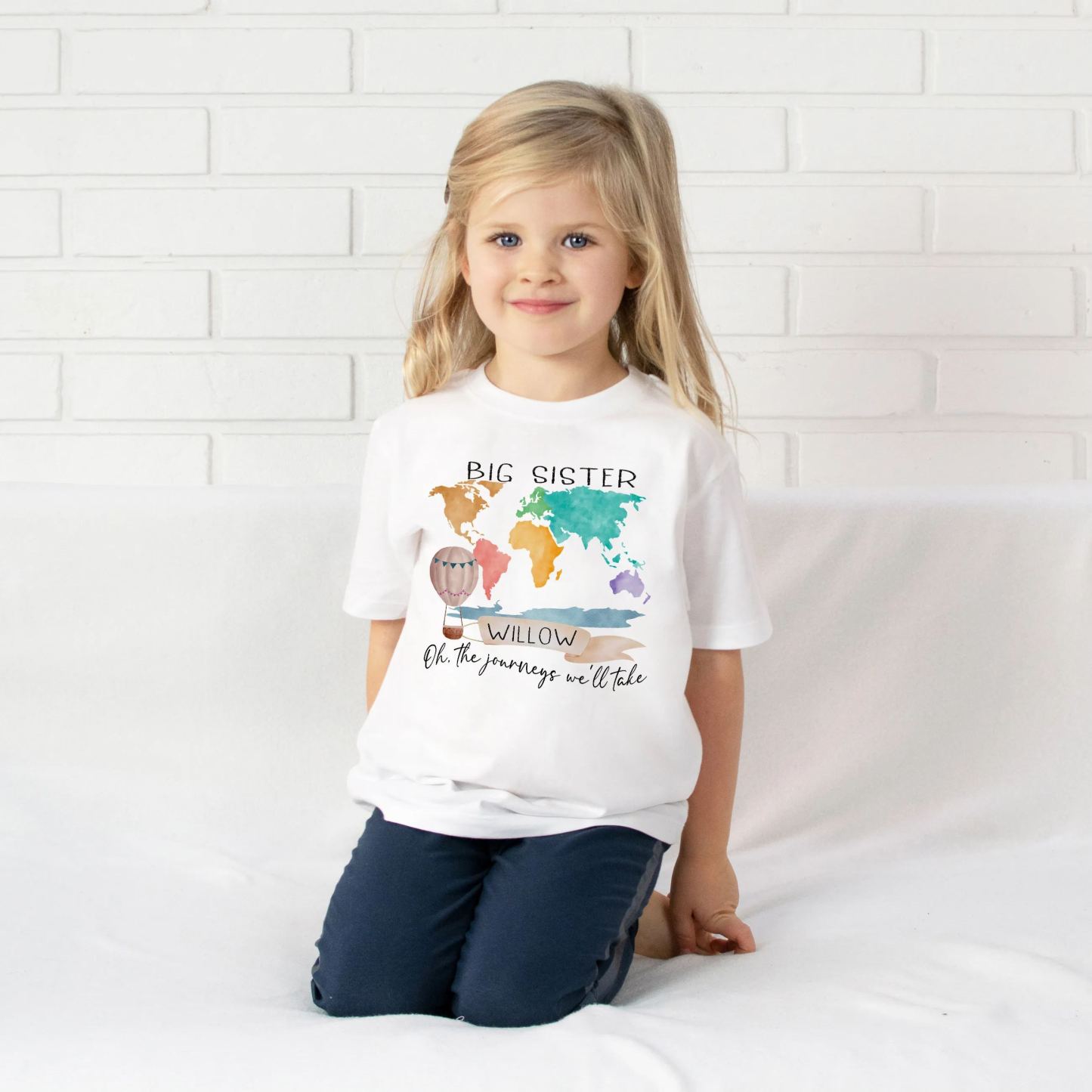 [Copy]Big Little Brother Personalized Siblings Family Matching Shirt