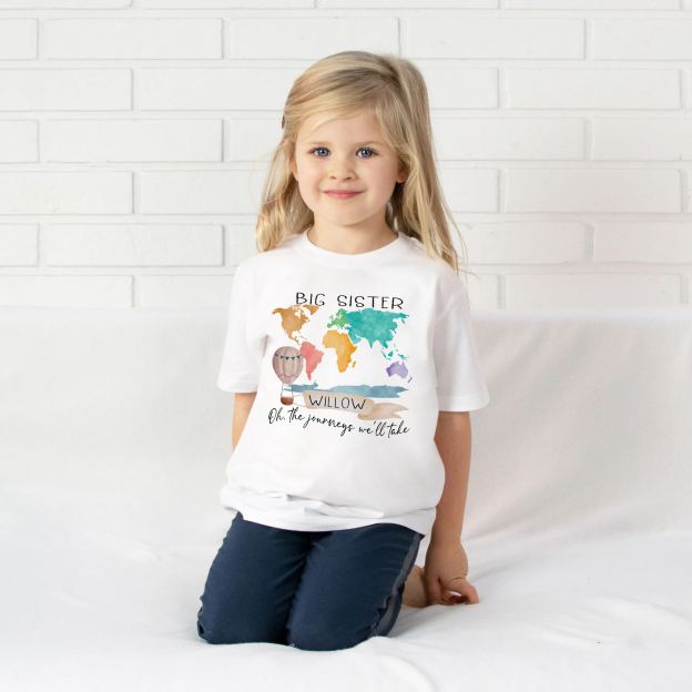 [Copy]Big Little Brother Personalized Siblings Family Matching Shirt