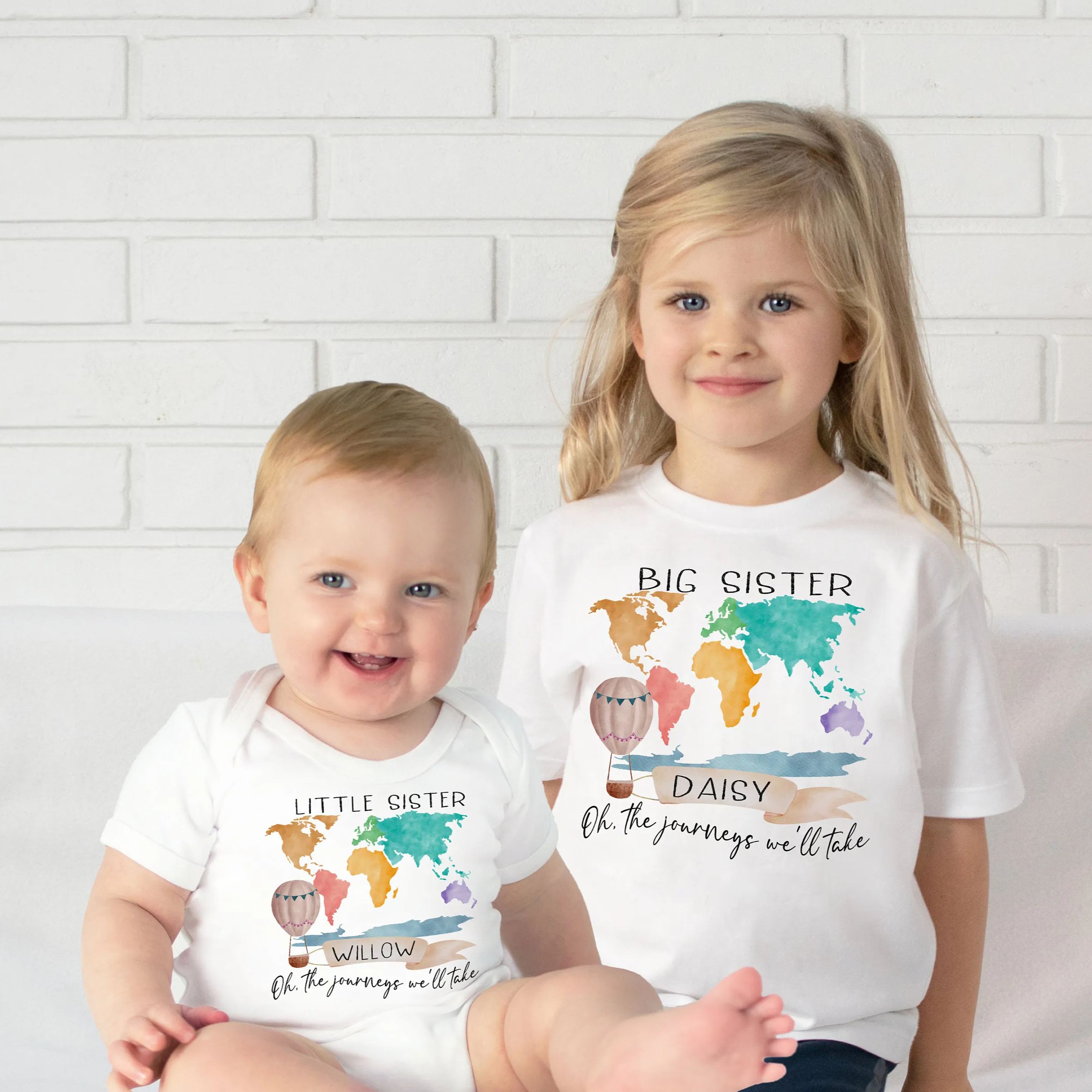 [Copy]Big Little Brother Personalized Siblings Family Matching Shirt