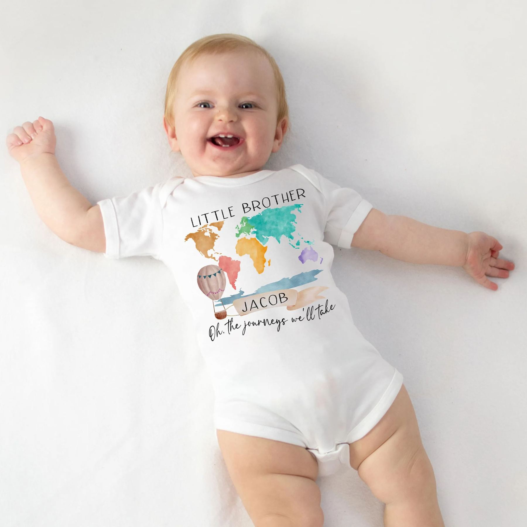 [Copy]Big Little Brother Personalized Siblings Family Matching Shirt