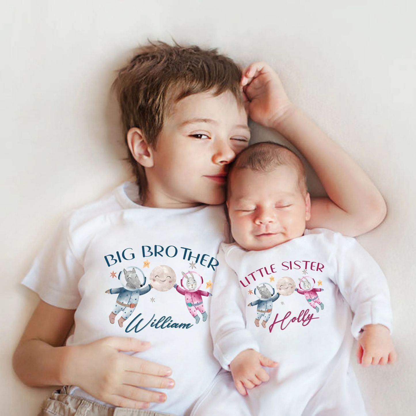 [Copy]Cute Rabbits Siblings Family Matching Shirt