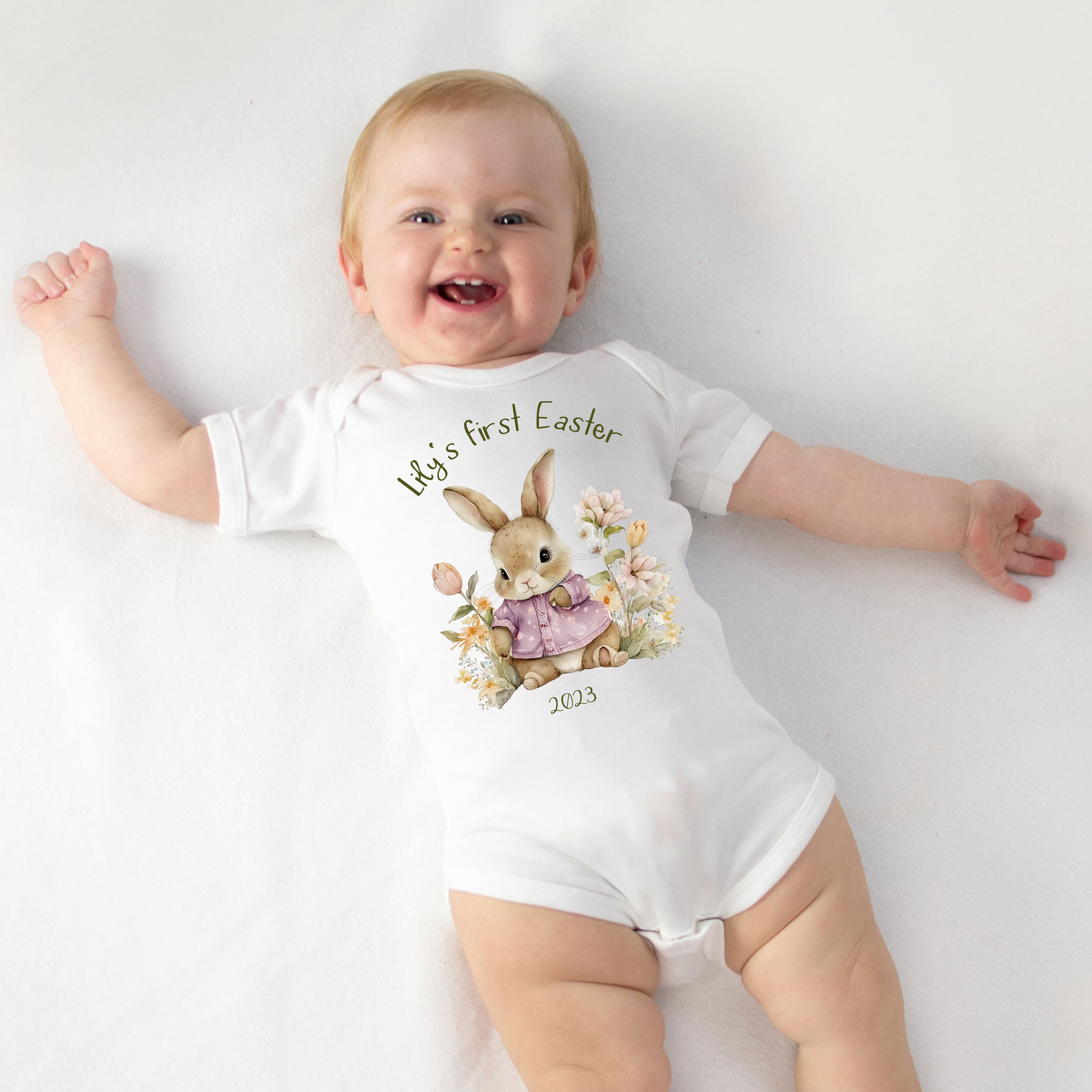 [Copy]Cute Bunny Rabbits Siblings Family Matching Shirt
