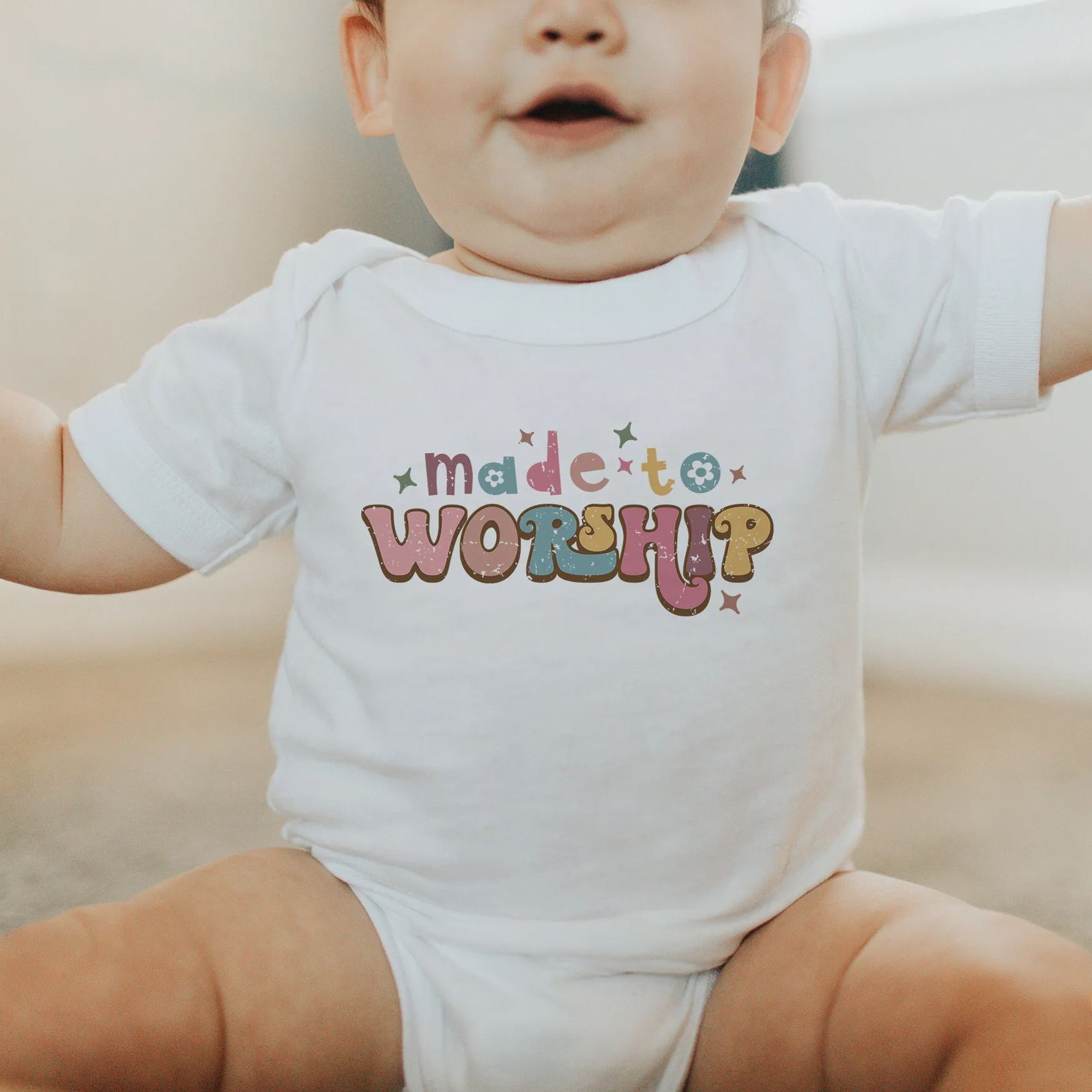 [Copy]He Is Risen Bodysuit For Baby