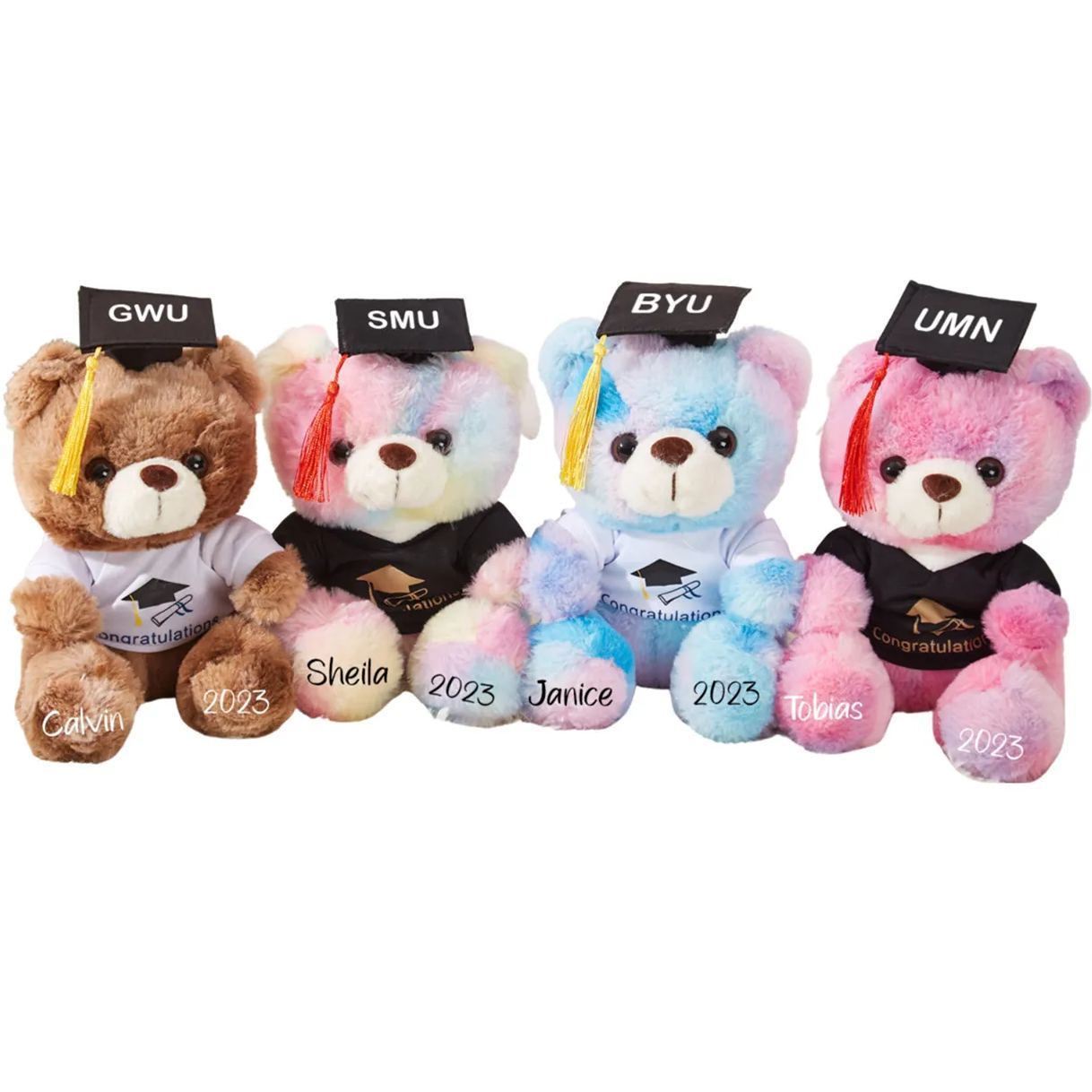 Personalized Keepsake Plush Graduation Bear Gift 