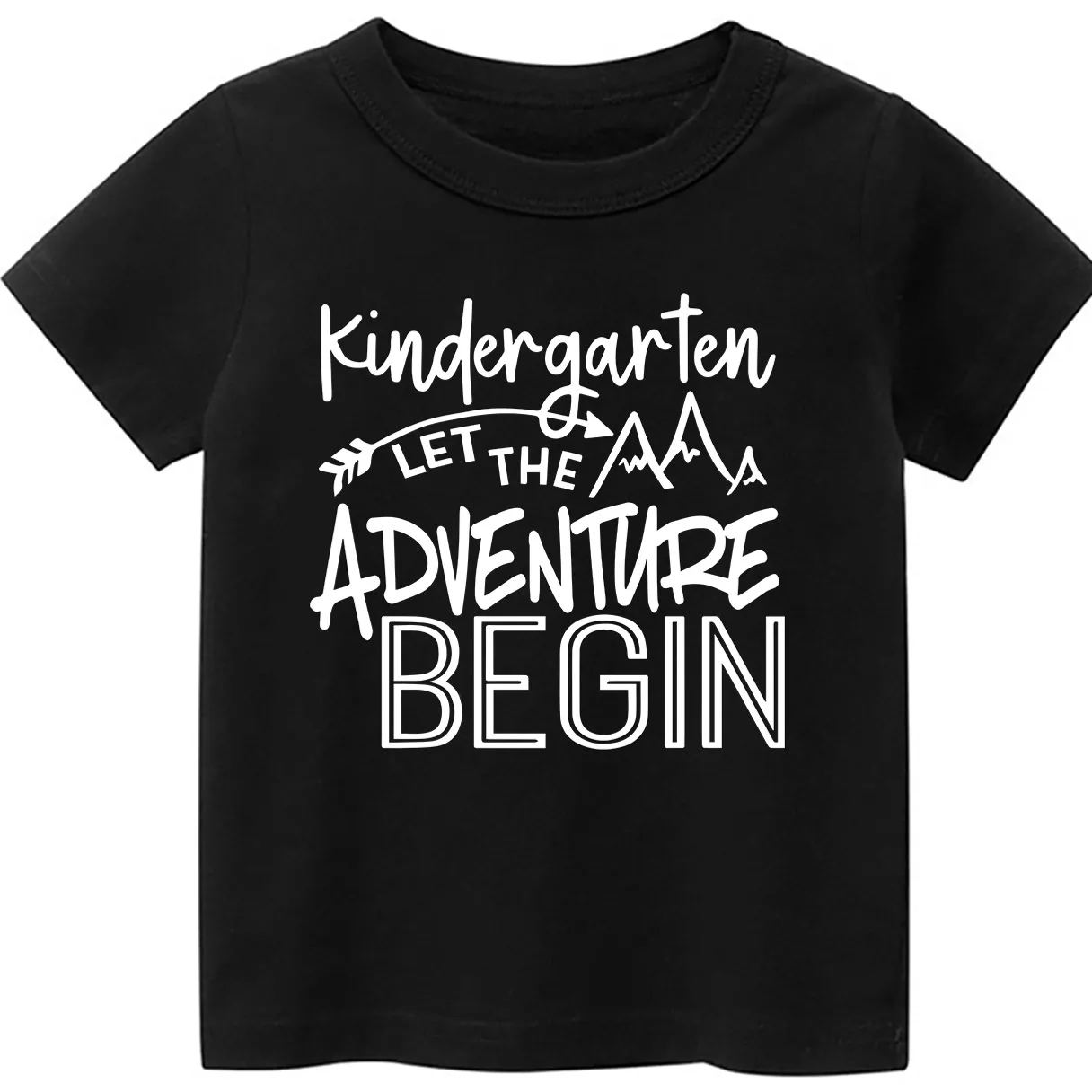 Rainbow Hello Kindergarten-School Shirt For Kids