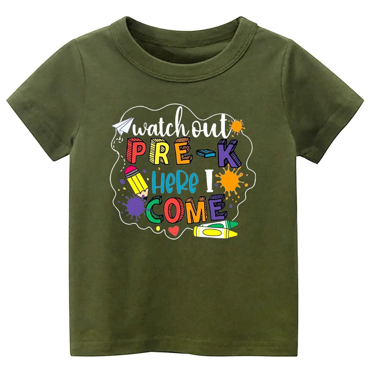 Pre K Shirt For Kids - Watch Out Pre K Here