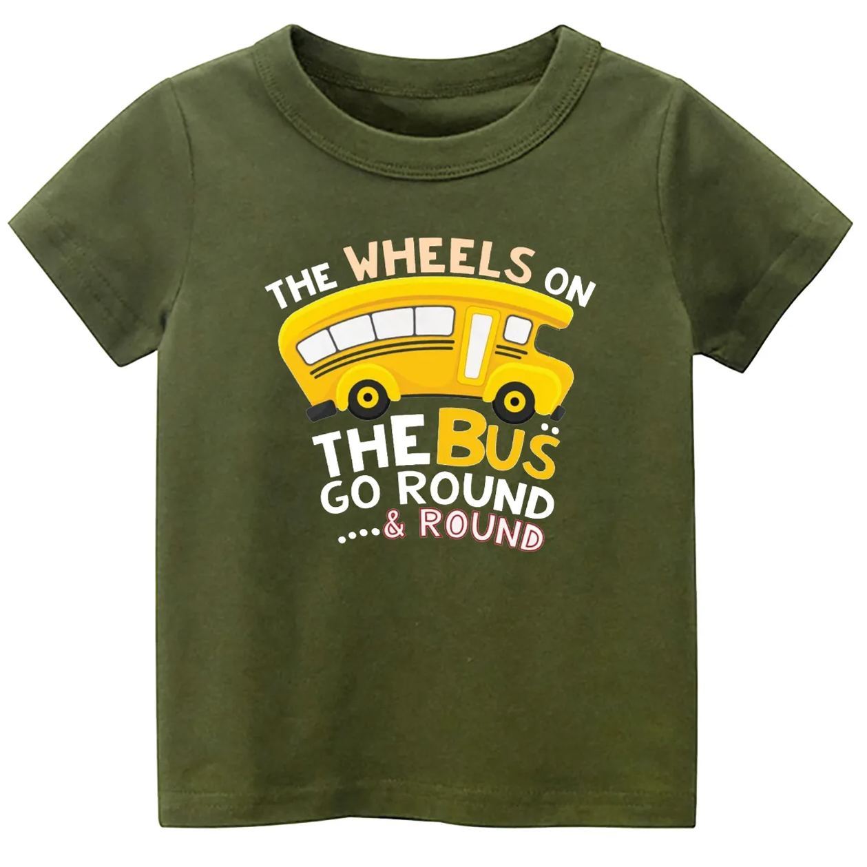 The WHEELS On The BUS Kids Shirt