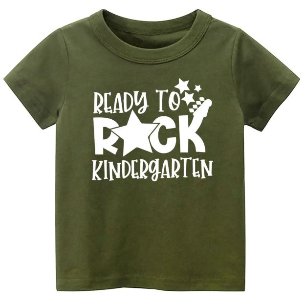 Ready To Rock Kindergarten Shirts For School Kids