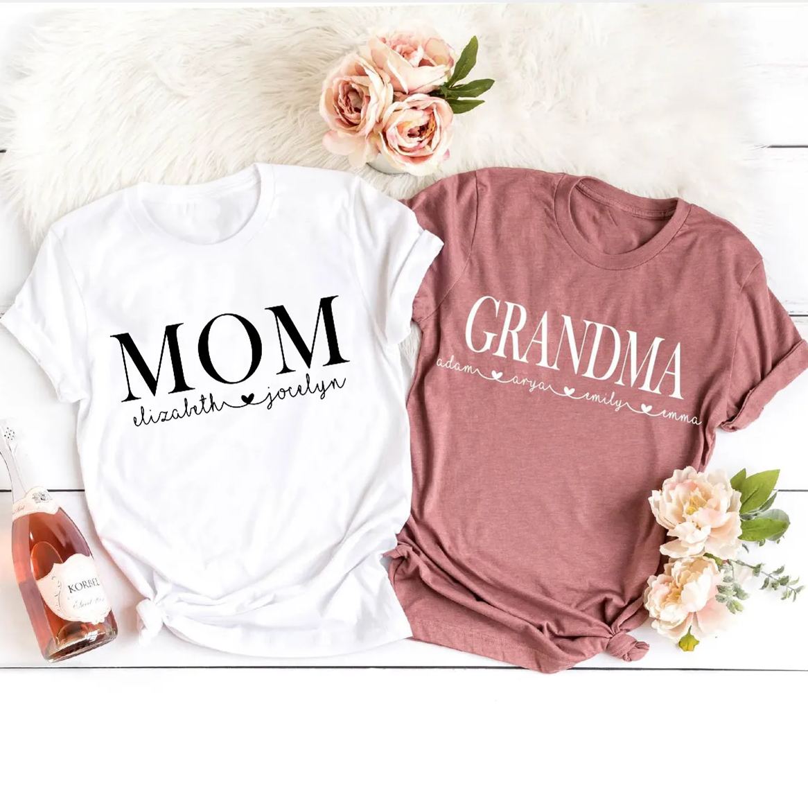 Grandma And Kids Personalized Shirt