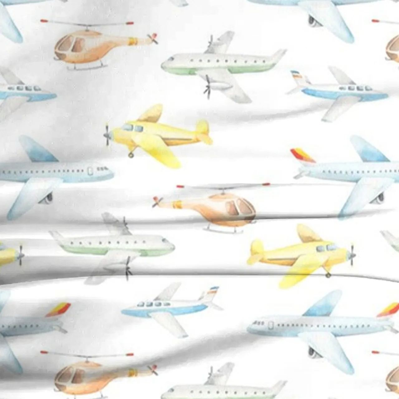 Happy Airplane Tour Two-Piece Pajama Set For Kids