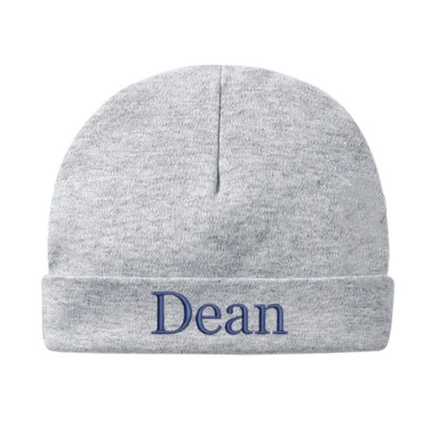 Personalized Baby Grey Hat