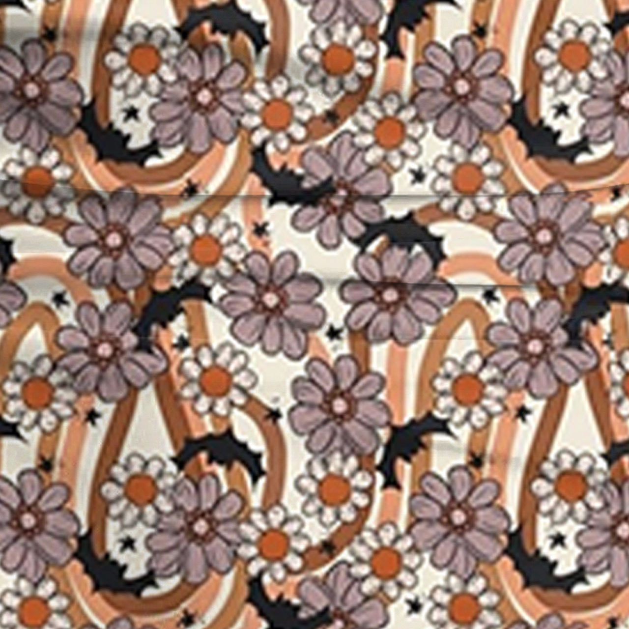 Rainbow Bat Two-Piece Pajama Set For Kids