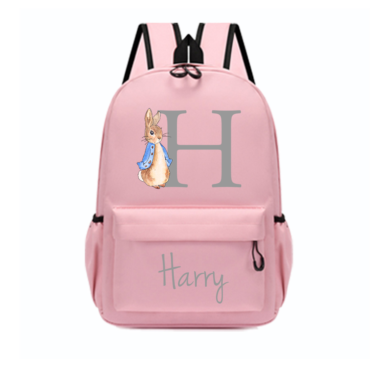 Personalized Name Initial Backpack For School kids