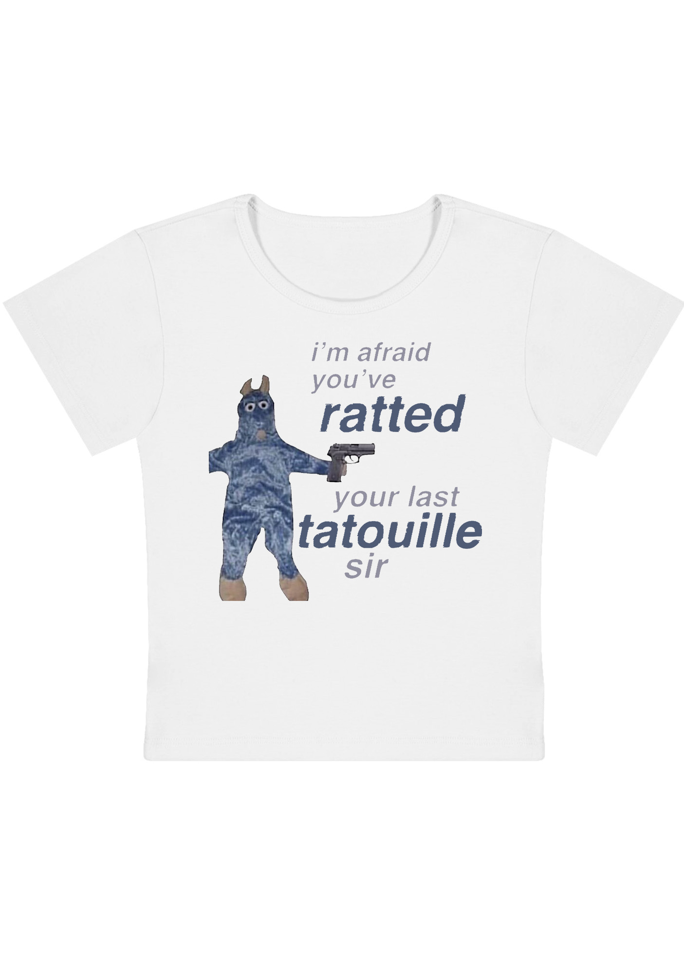 Ratted Last Tatouille Y2k Baby Tee