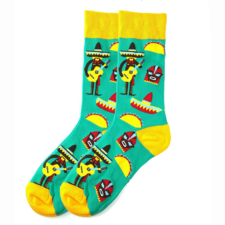 Mexican Style Trendy Tube Socks