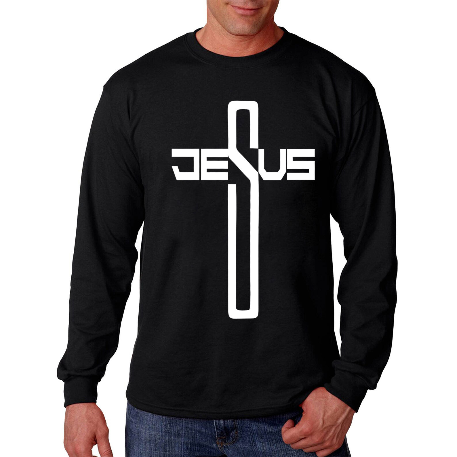 Jesus Cross Long Sleeve Tee