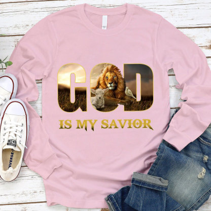 Jesus Is My Savior Long Sleeve Tee