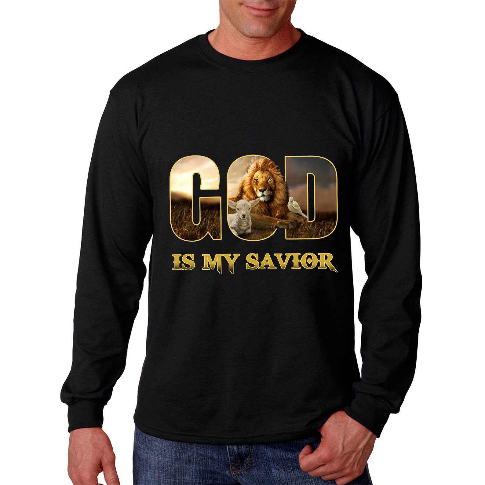 Jesus Is My Savior Long Sleeve Tee