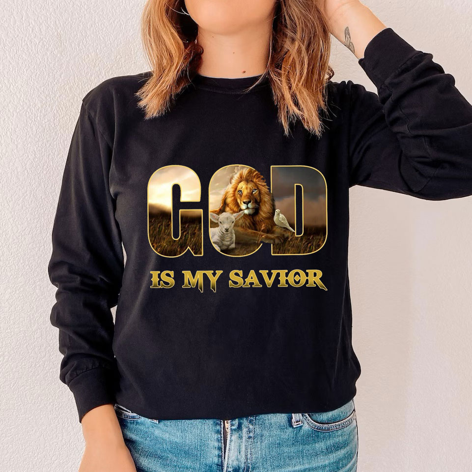 Jesus Is My Savior Long Sleeve Tee