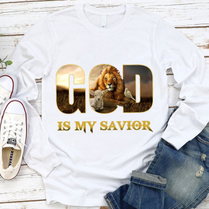 Jesus Is My Savior Long Sleeve Tee