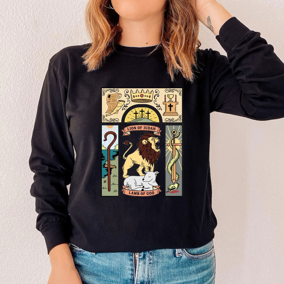 Lion and The Lamb  Long Sleeve Tee