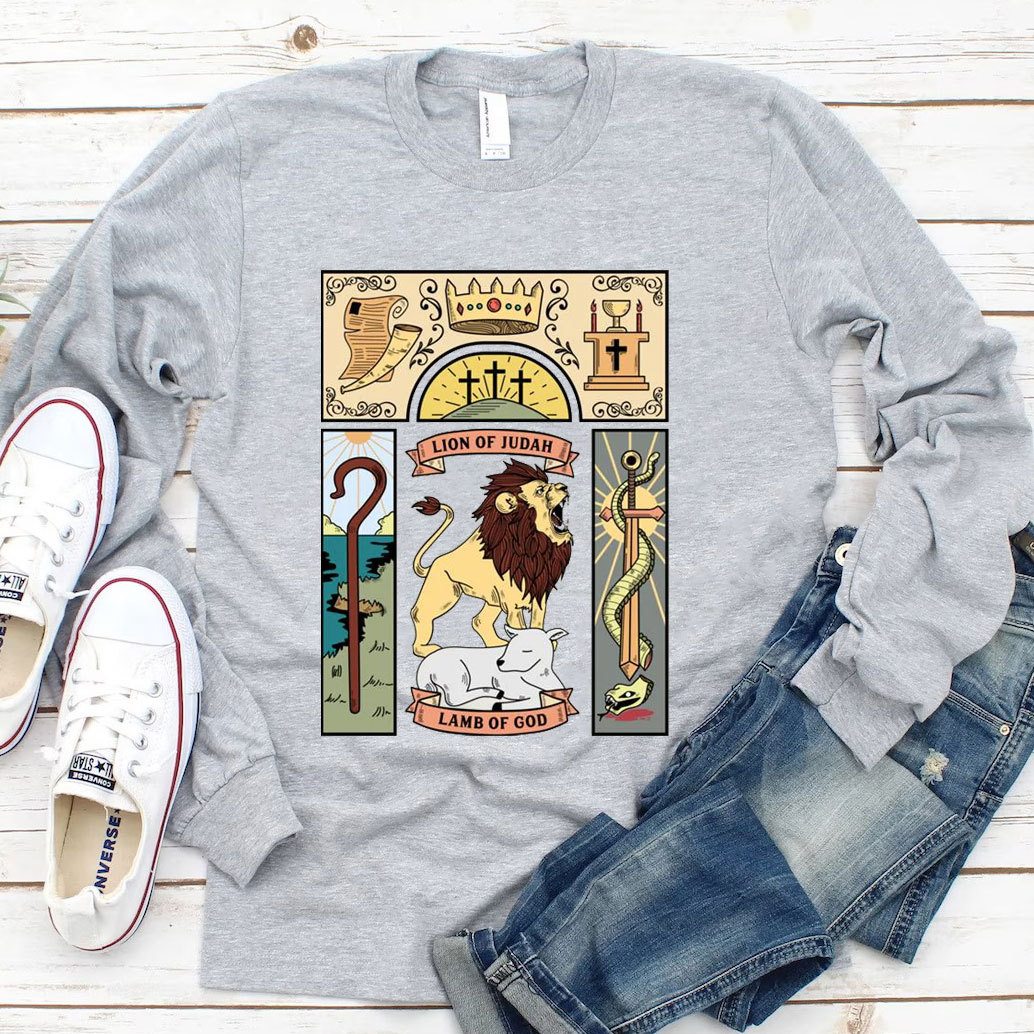 Lion and The Lamb  Long Sleeve Tee