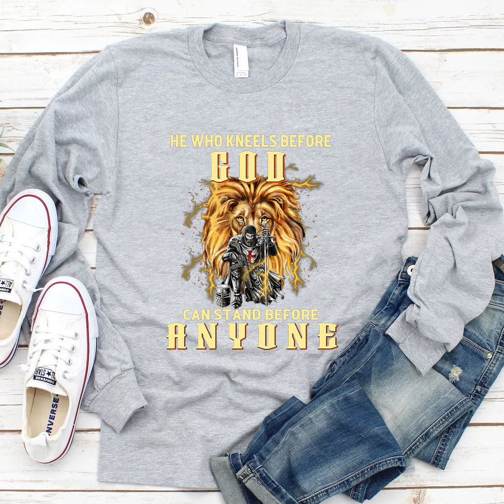 He Who Kneels before God Long Sleeve Tee
