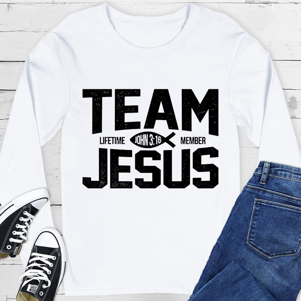 Team Jesus Lifetime Member Long Sleeve Tee