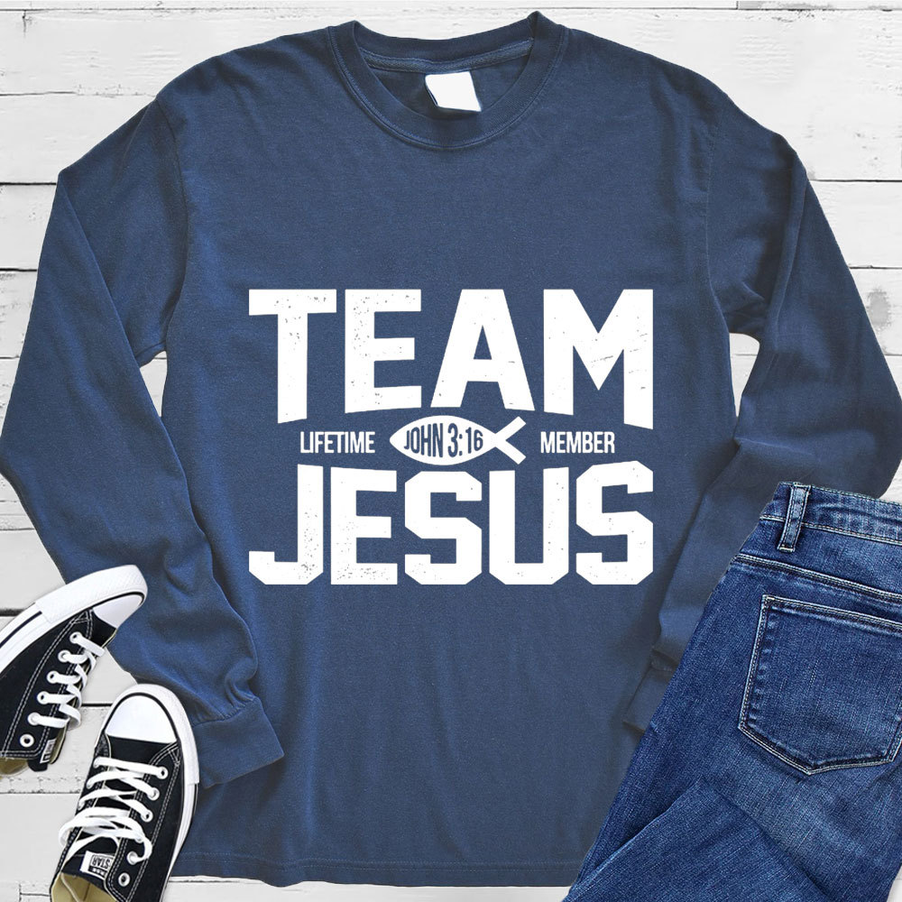 Team Jesus Lifetime Member Long Sleeve Tee
