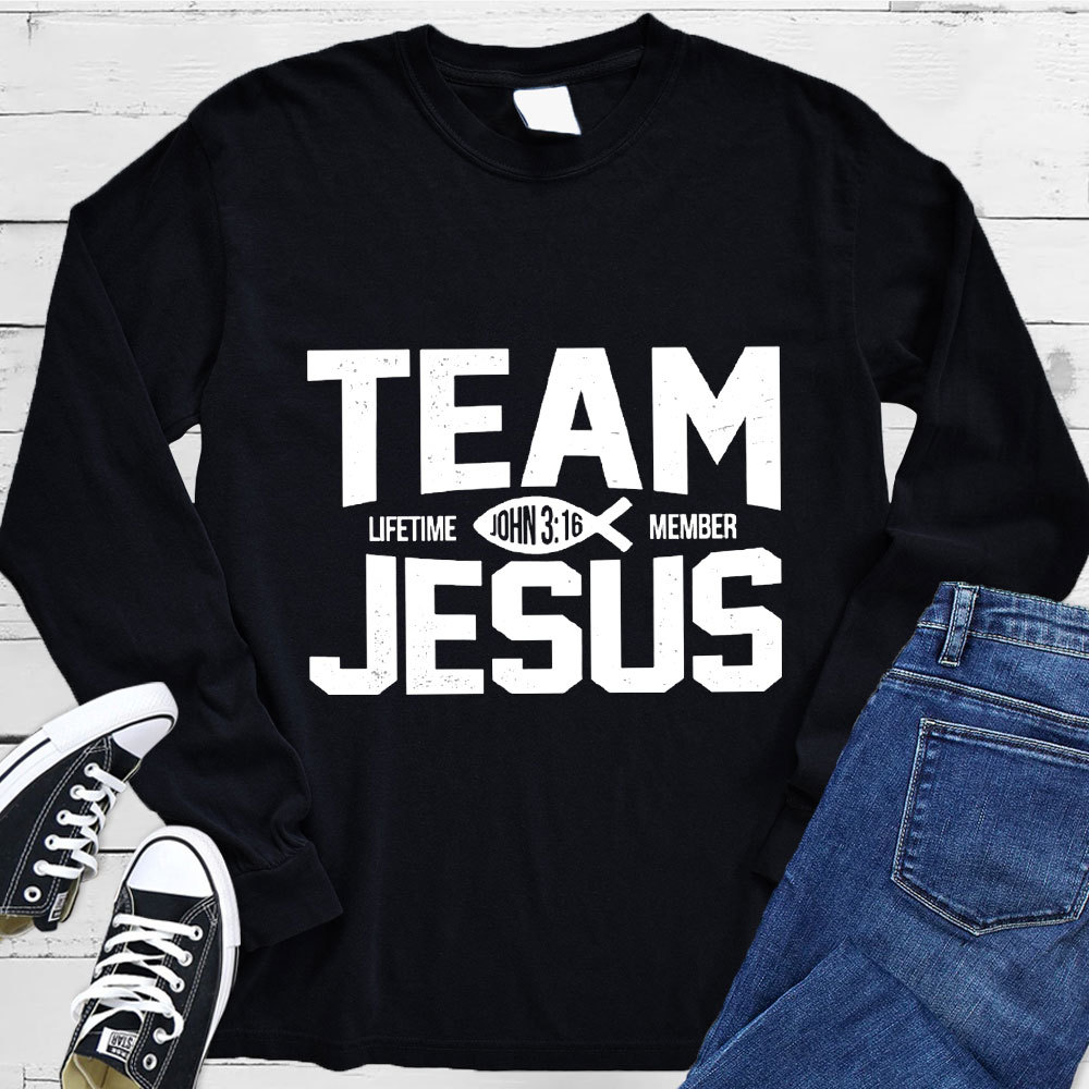 Team Jesus Lifetime Member Long Sleeve Tee