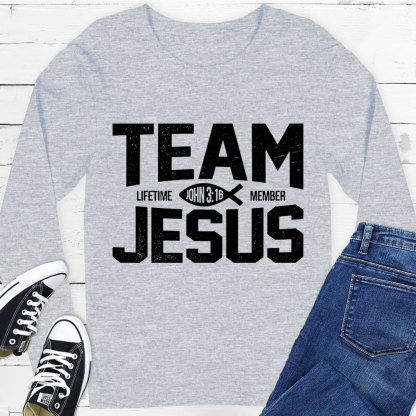 Team Jesus Lifetime Member Long Sleeve Tee