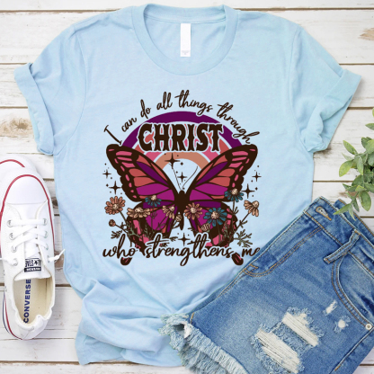 I Can Do All Things Butterfly T-Shirt