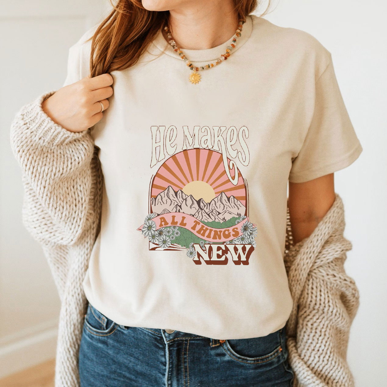 He Makes All Things New Comfort Colors T-Shirt