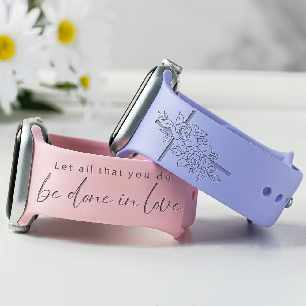 Let All That You Do Be Done In Love Watch Band