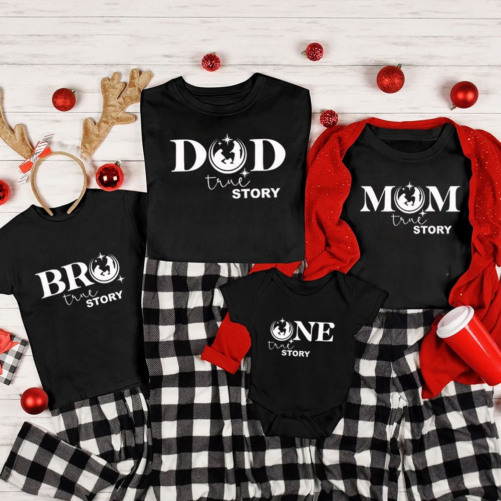 True Story Christmas Family Matching Shirt Sale - GuidingCross