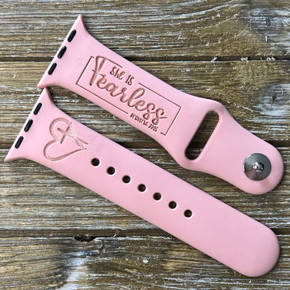 She Is Fearless Proverbs Christian Sayings Watch Band