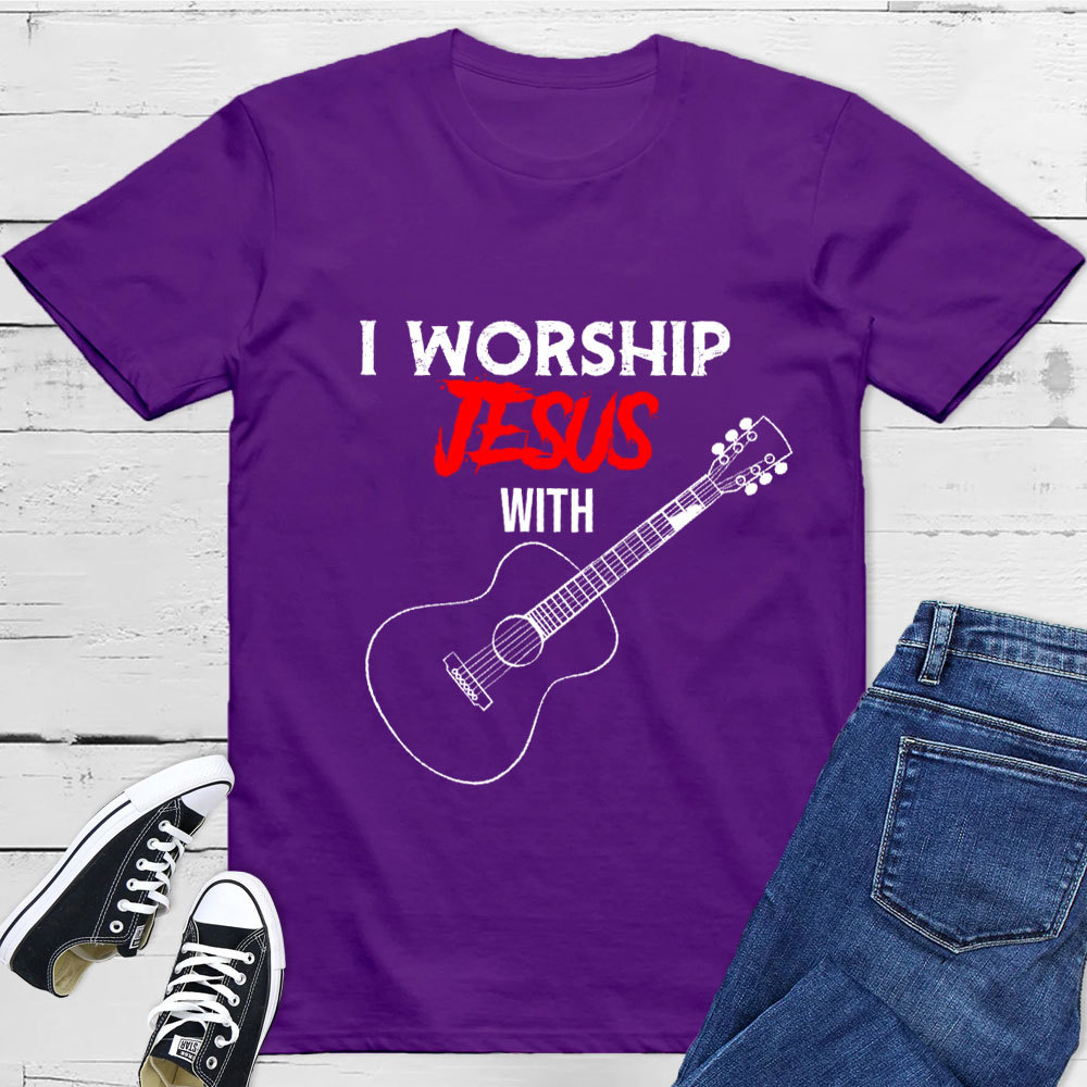 I Worship Jesus with Guitar Shirt