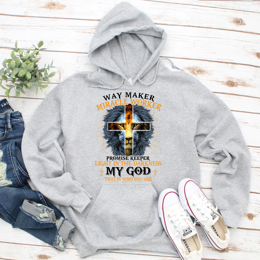 Lion Way Maker Miracle Worker Hoodie