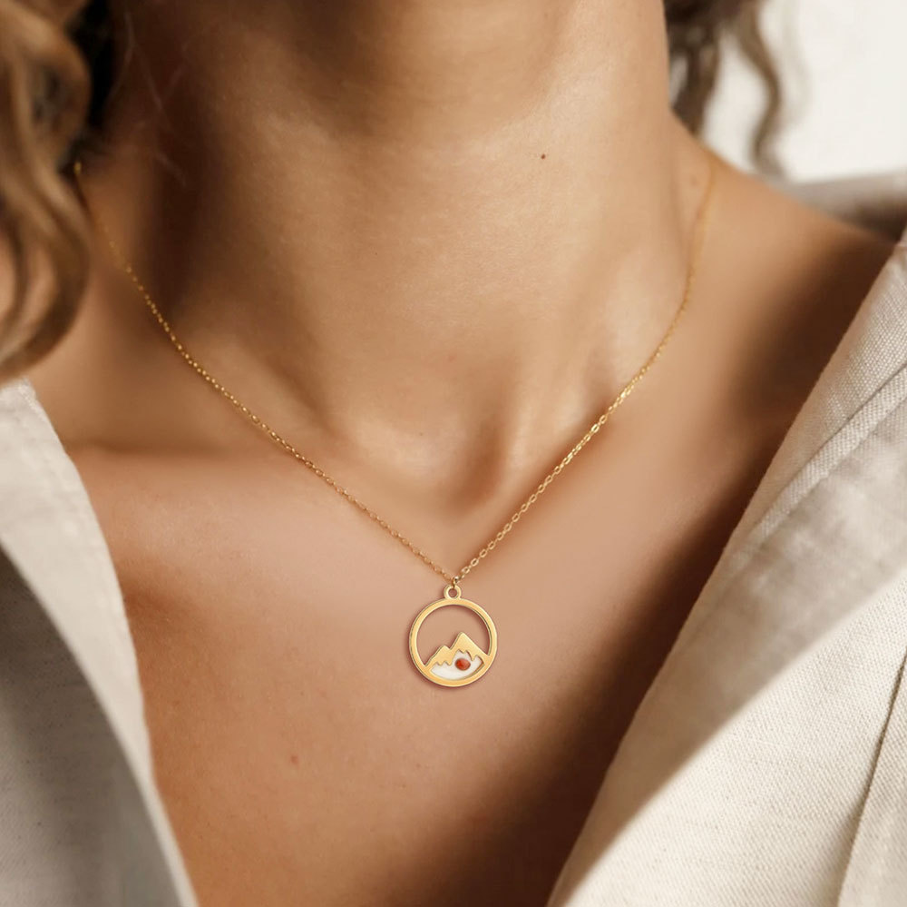 Faith Can Move Mountains Christian Necklace