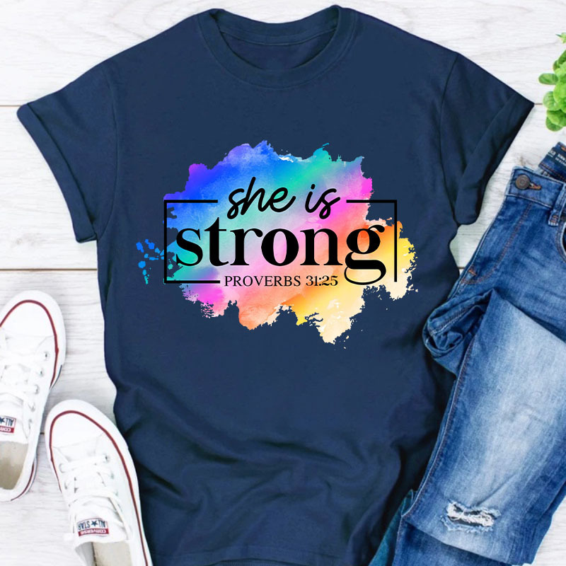 She is Strong Christian T-Shirt