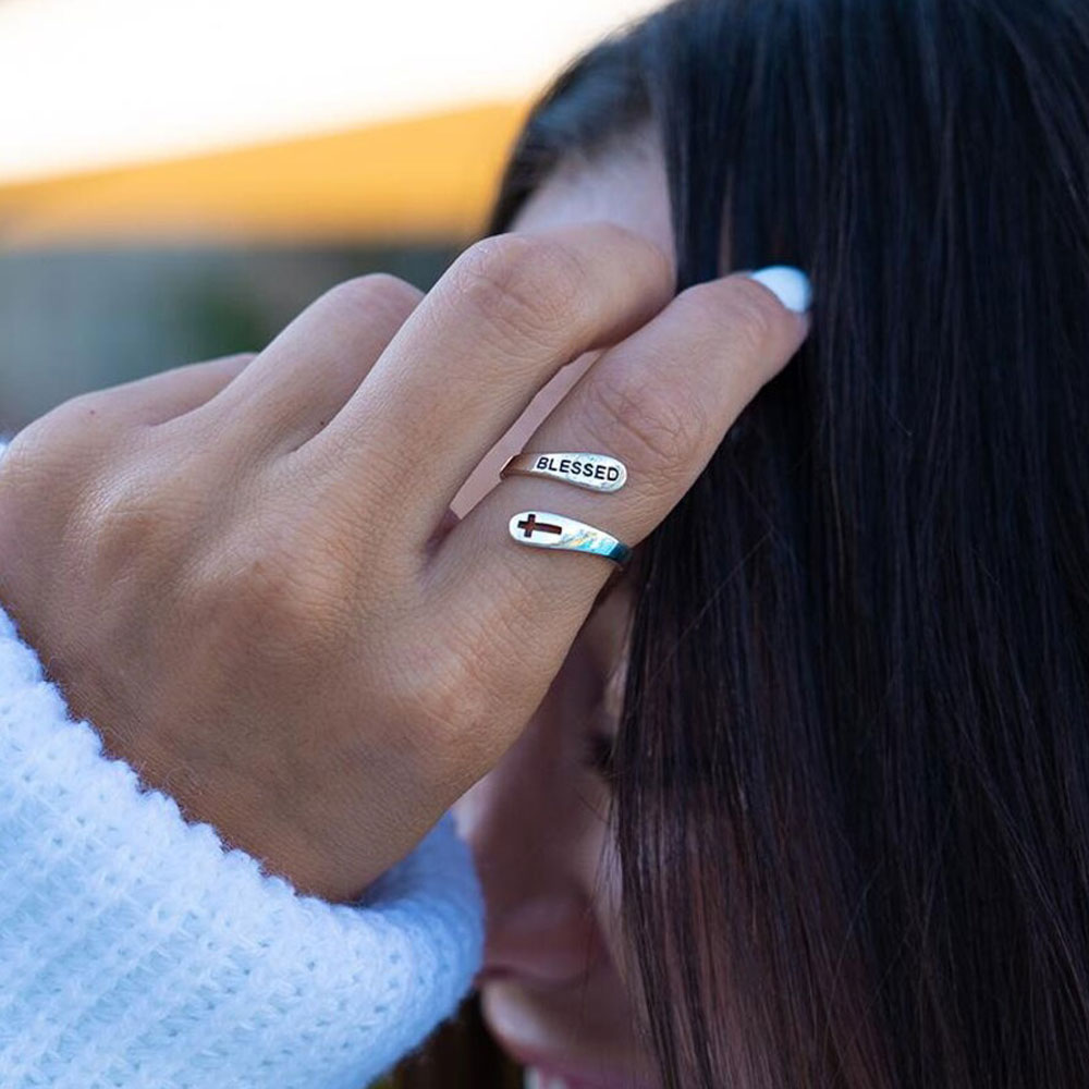 Blessed Adjustable Ring for Christian