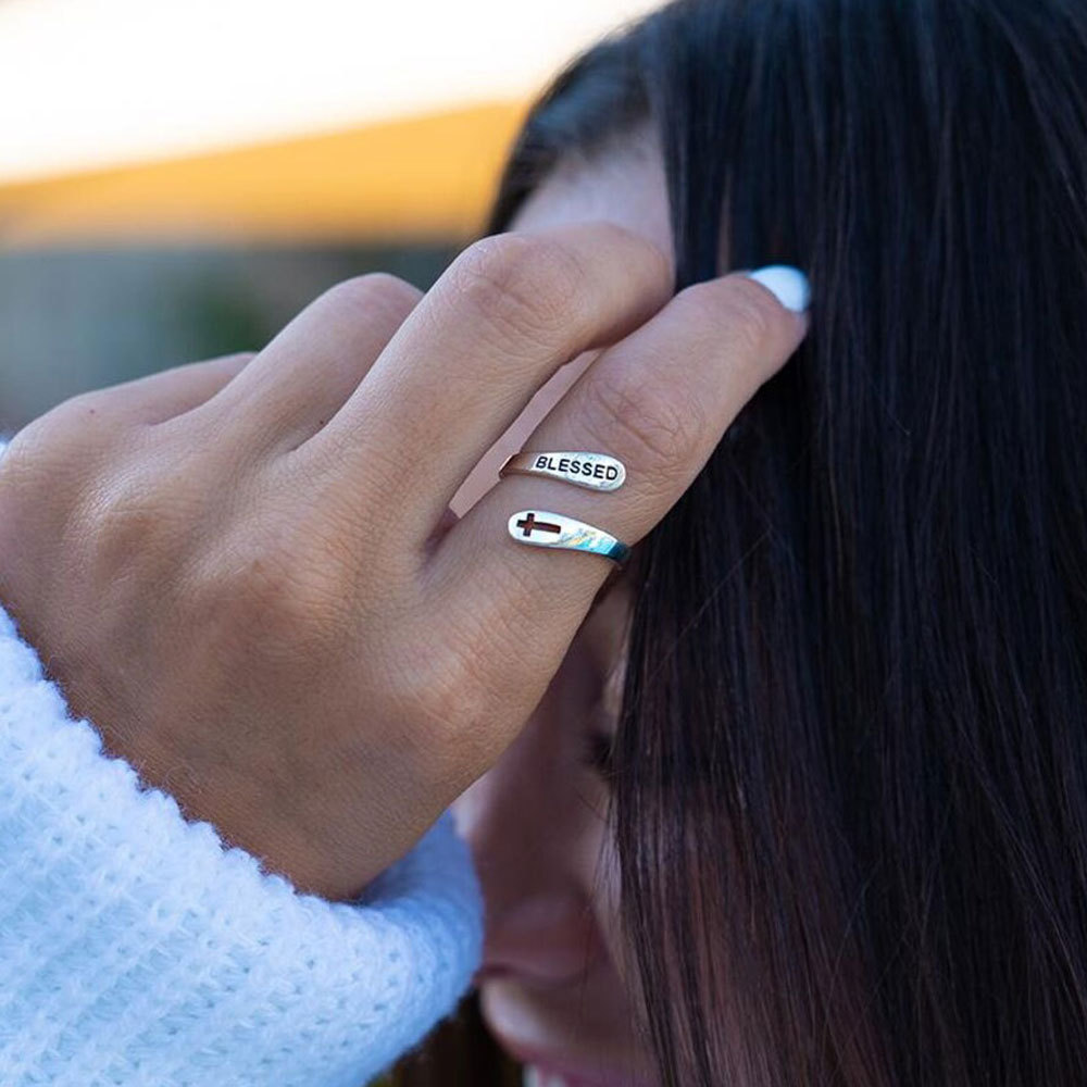 Blessed Adjustable Ring for Christian